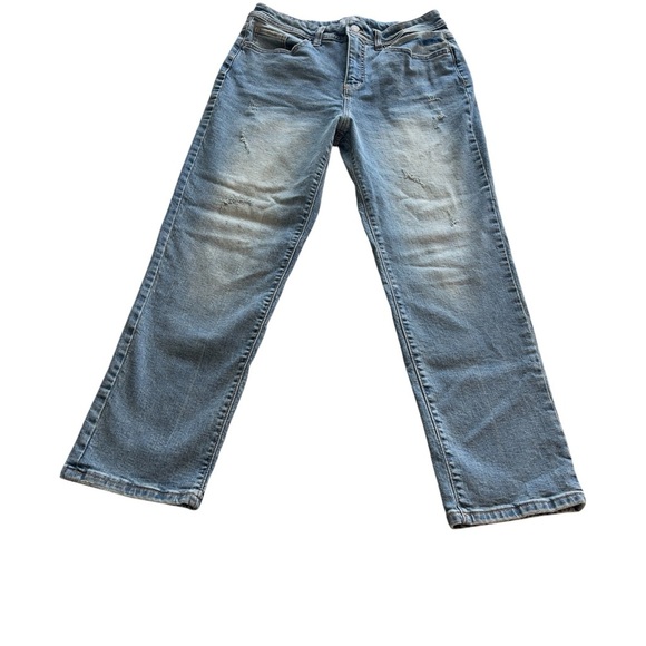 Time and Tru Women’s High Rise Relaxed Boyfriend Jeans Size 6 - Picture 5 of 11